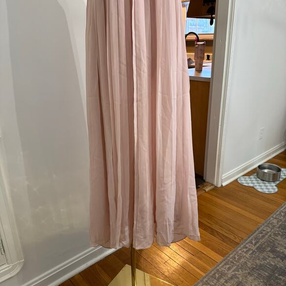 Tibi New York blush pink pleated dress maxi - Picture 8 of 10